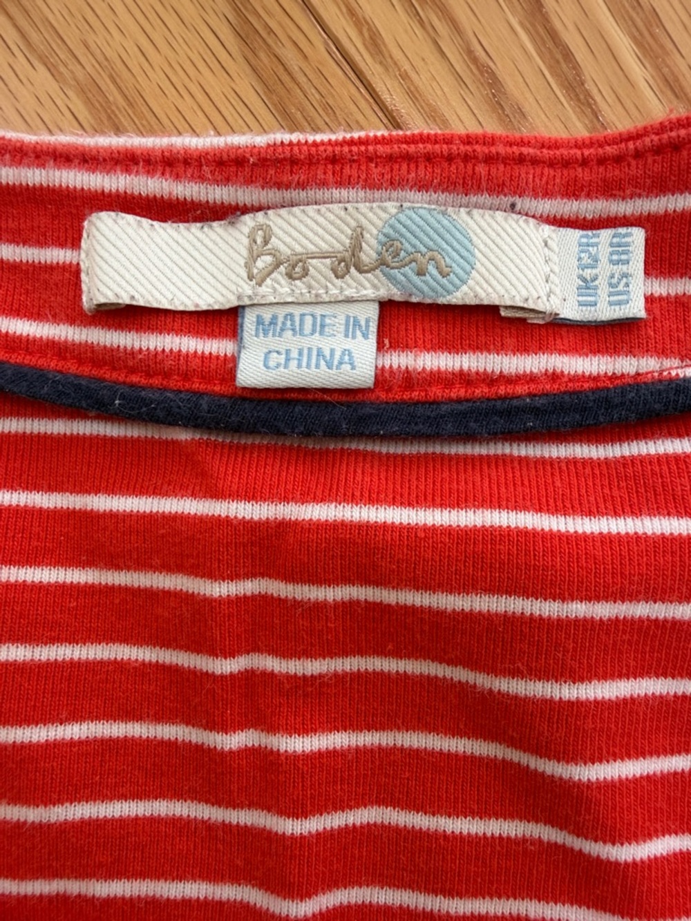 Boden women’s 8R, Janie Red Striped Dress with pockets. - Picture 2 of 10